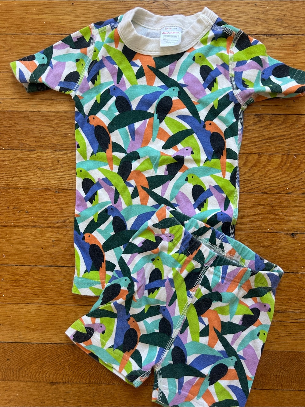 Hanna Andersson organic cotton jungle bird pajamas